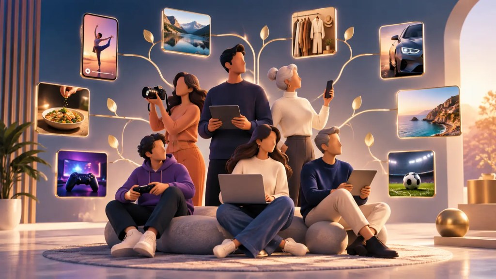 Familia conectada como un ecosistema de creadores de contenido